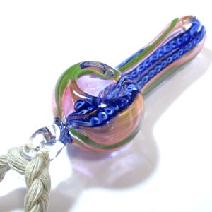ガラスパイプネックレス