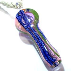 ガラスパイプネックレス