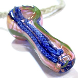 ガラスパイプネックレス