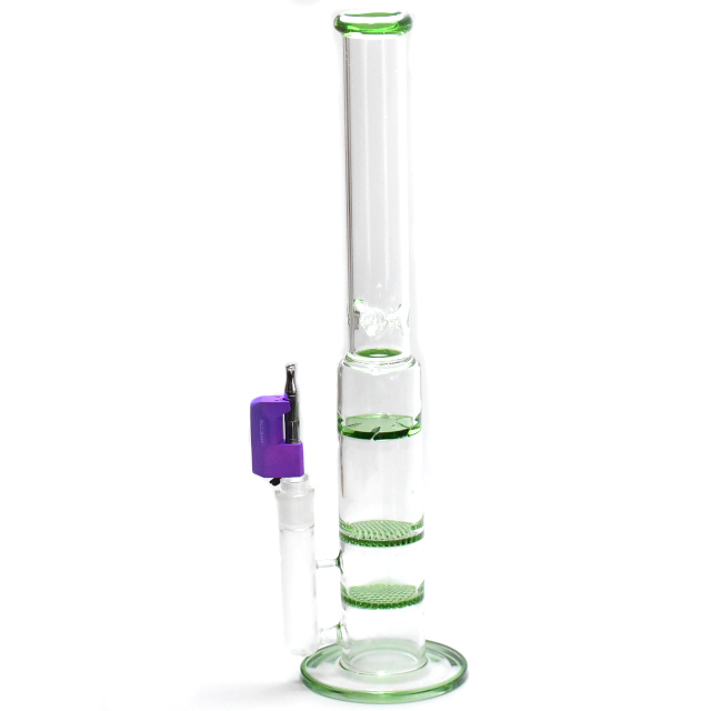 トルネードダブルハニカムビッグ４層式アイスガラスボング with Pulsar GiGi H2O 510 Battery