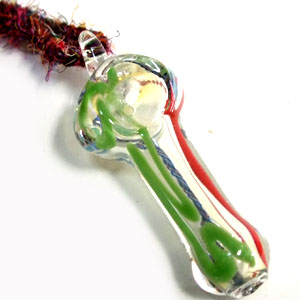 ガラスパイプネックレス