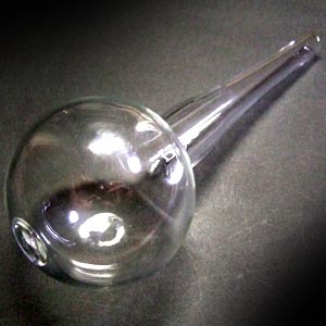ヴェポライザー 電球型 フルガラスパイプ パイレックスP3.3製 クラックパイプ ガラスパイプ