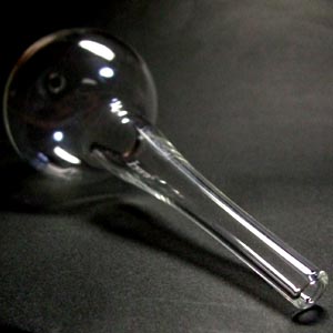 ヴェポライザー 電球型 フルガラスパイプ パイレックスP3.3製 クラックパイプ ガラスパイプ