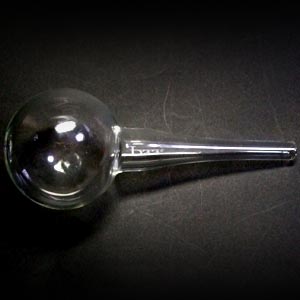 ヴェポライザー 電球型 フルガラスパイプ パイレックスP3.3製 クラックパイプ ガラスパイプ