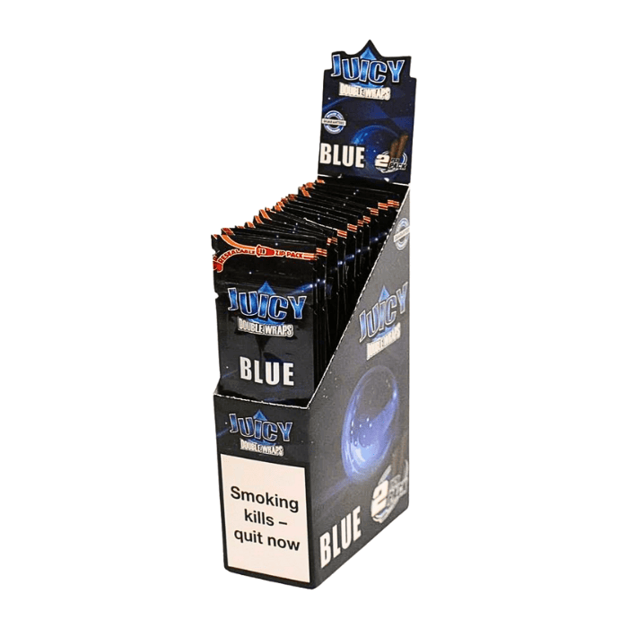 BOX ボックス 販売 JUICY DOUBLE WRAPS ジューシー ブランツ ブラントペーパー 手巻き タバコ用 フレーバー 巻紙 2枚入り juicy jay's BLUNT
