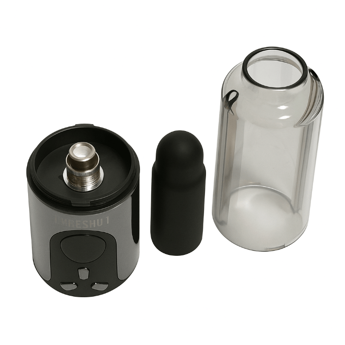 3in1 ヴェポライザー 電子タバコ VAPE ドライハーブ ワックス WAX オイル 対応 アトマイザー 付 卓上 喫煙具 CBD CBN CBG リキッド 禁煙 グッズ 510規格 電圧調整可能