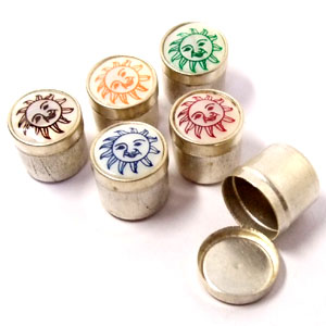 ピルケース(太陽柄) 