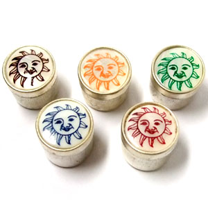 ピルケース(太陽柄) 