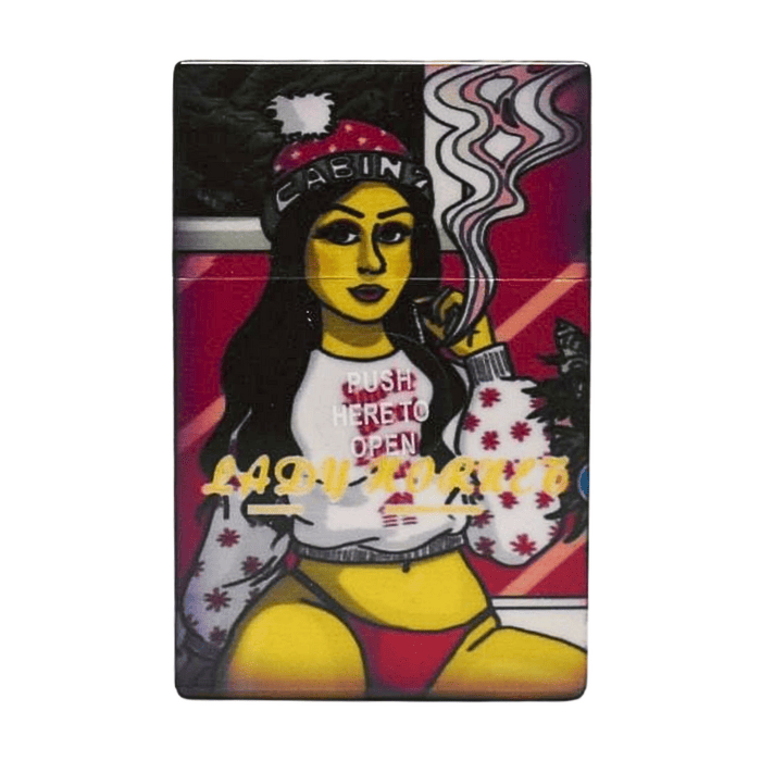 高密閉 匂い漏れ防止 スタッシュジャー LED 拡大 ルーペ付き 保存 容器 ドライハーブ CBD タバコ 葉 シャグ スパイス 茶葉 密閉 ガラス ジャー ハーブ コンテナ ケース 瓶