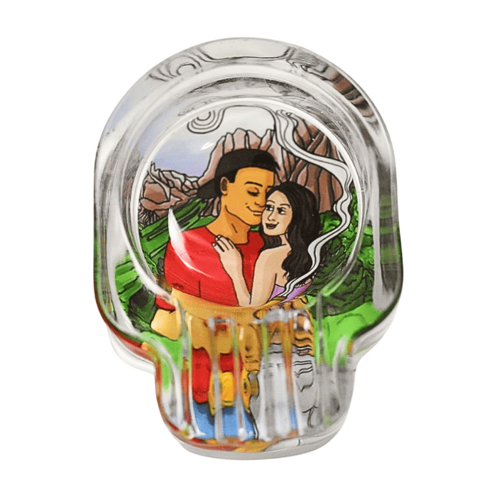 高密閉 匂い漏れ防止 スタッシュジャー LED 拡大 ルーペ付き 保存 容器 ドライハーブ CBD タバコ 葉 シャグ スパイス 茶葉 密閉 ガラス ジャー ハーブ コンテナ ケース 瓶