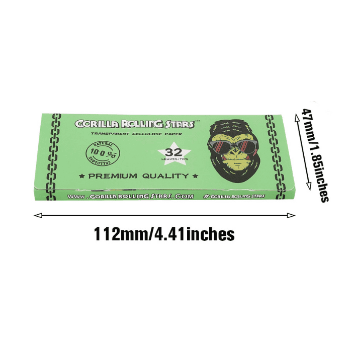 透明セルロースペーパー フィルターチップ セット 100%ナチュラル素材 クリア ローリングペーパー 手巻きタバコ CBD ハーブ シガレットペーパー スモーキング 巻紙 無色 喫煙具