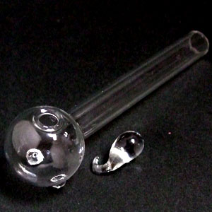 フタ付きクラックパイプ/ガラパイ(パイレックス製)